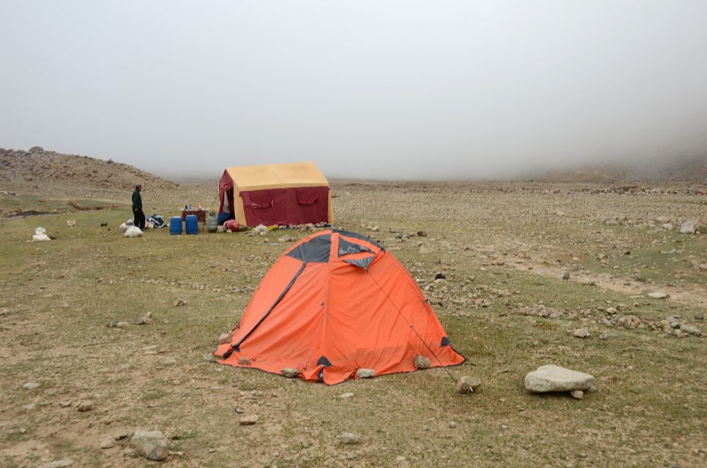 33 Fog Over Kotaz Camp 4330m As We Prepare To Leave For Aghil Pass On Trek To K2 North Face In China